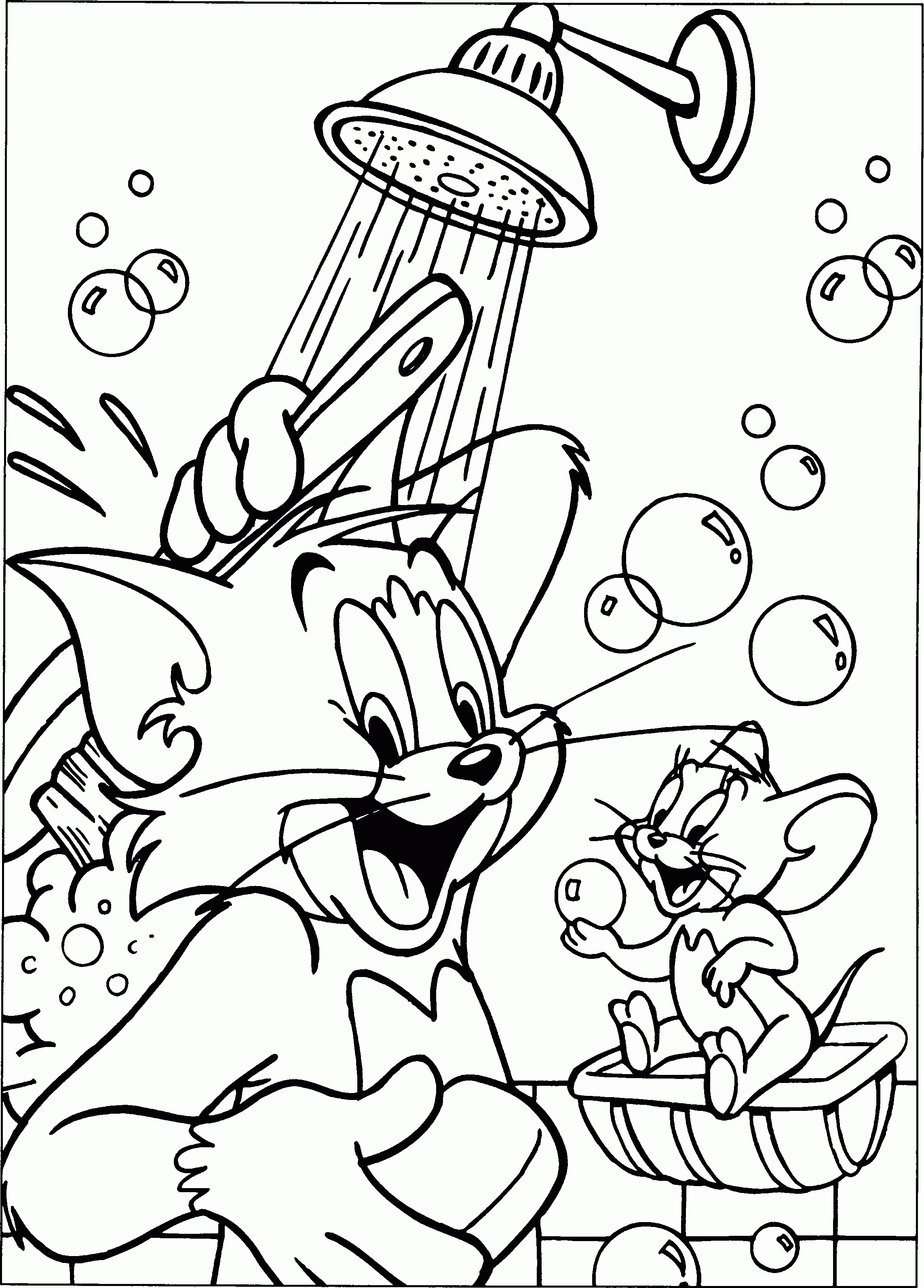 34 Tom and Jerry Coloring Pages Printable 19