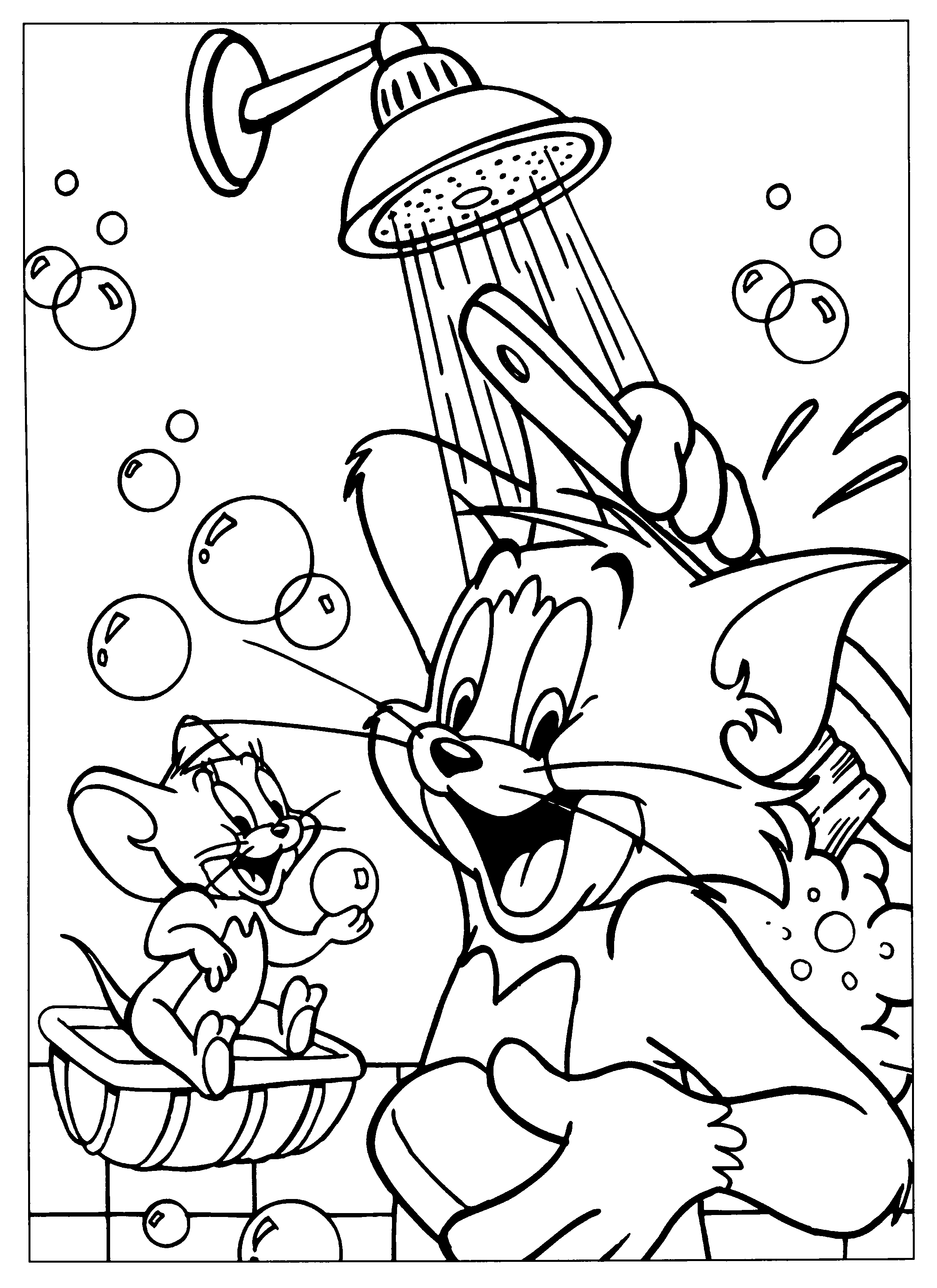 34 Tom and Jerry Coloring Pages Printable 2