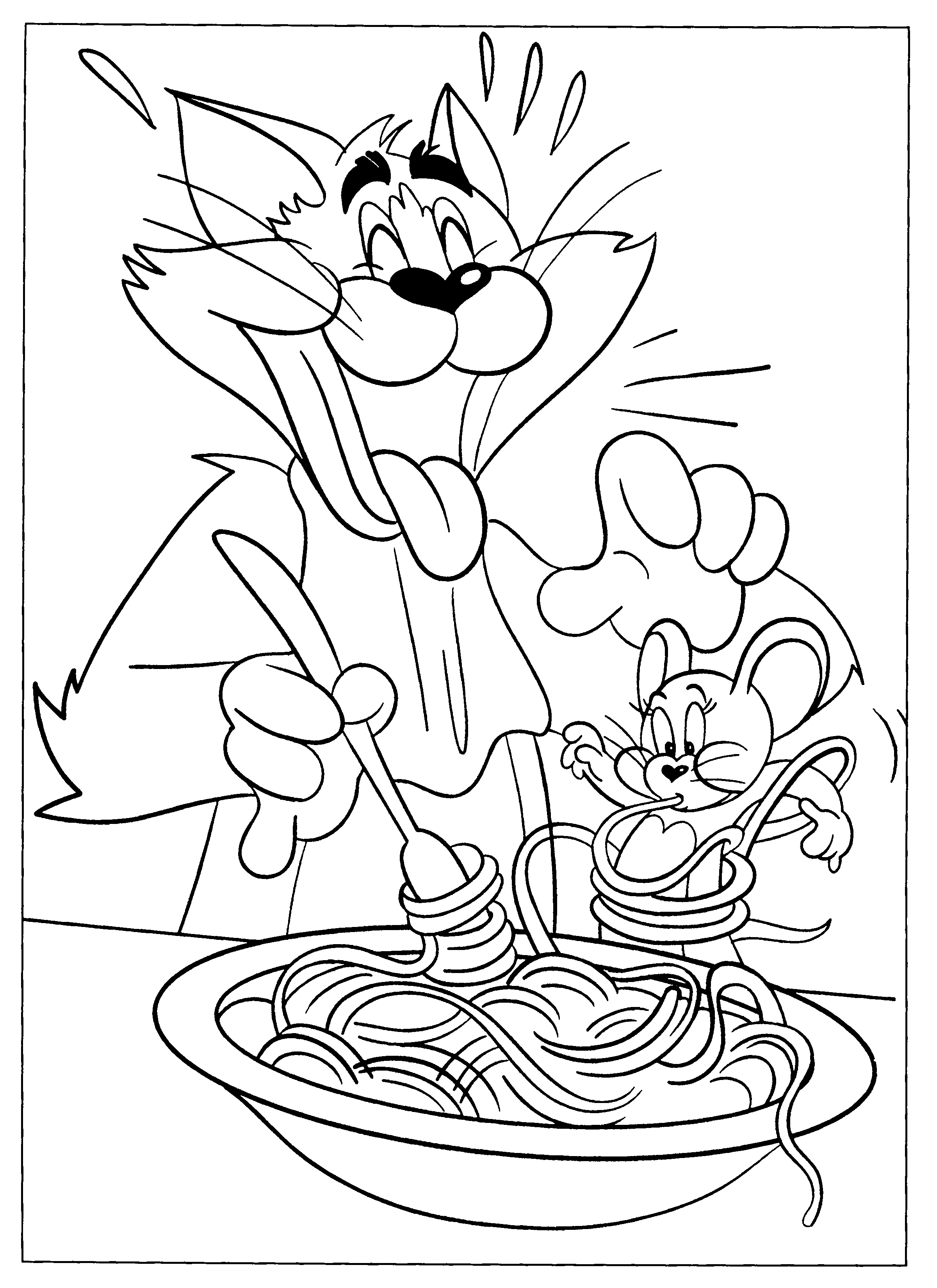 34 Tom and Jerry Coloring Pages Printable 22