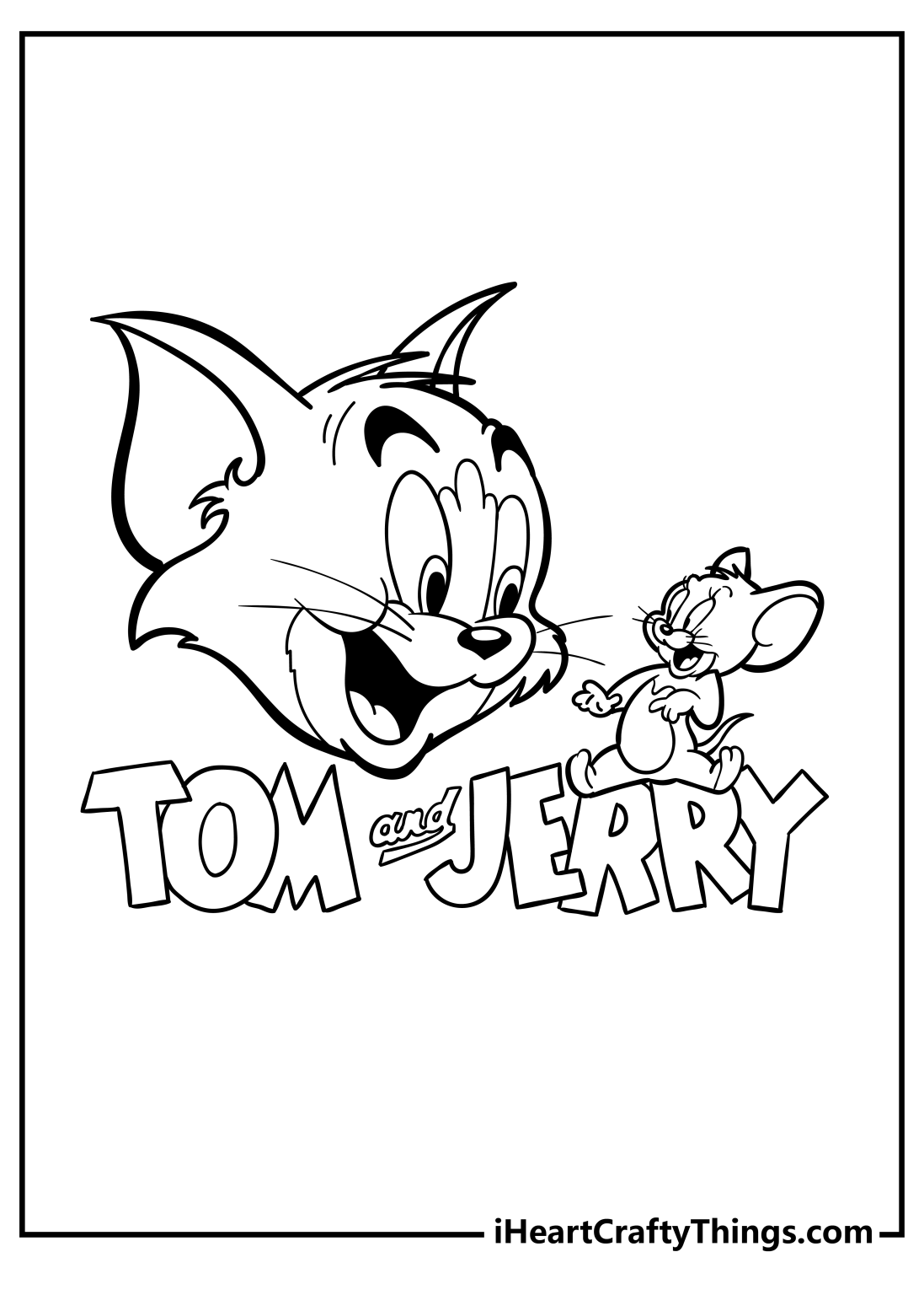 34 Tom and Jerry Coloring Pages Printable 23