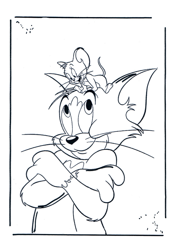 34 Tom and Jerry Coloring Pages Printable 25