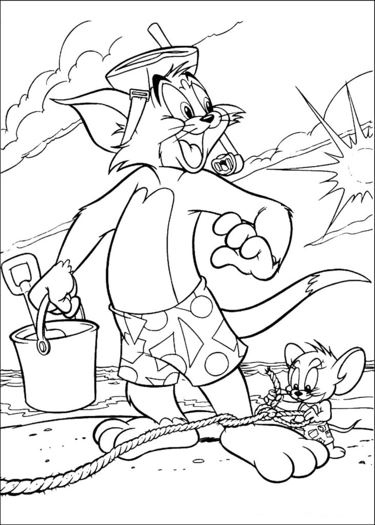 34 Tom and Jerry Coloring Pages Printable 29