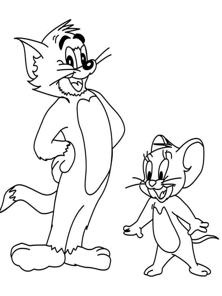 34 Tom and Jerry Coloring Pages Printable 30