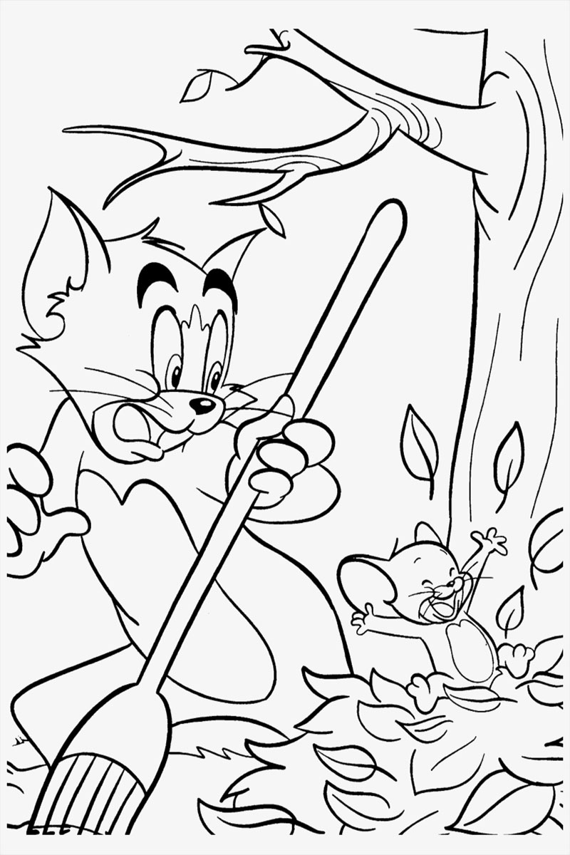 34 Tom and Jerry Coloring Pages Printable 34