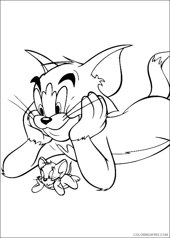 34 Tom and Jerry Coloring Pages Printable 35