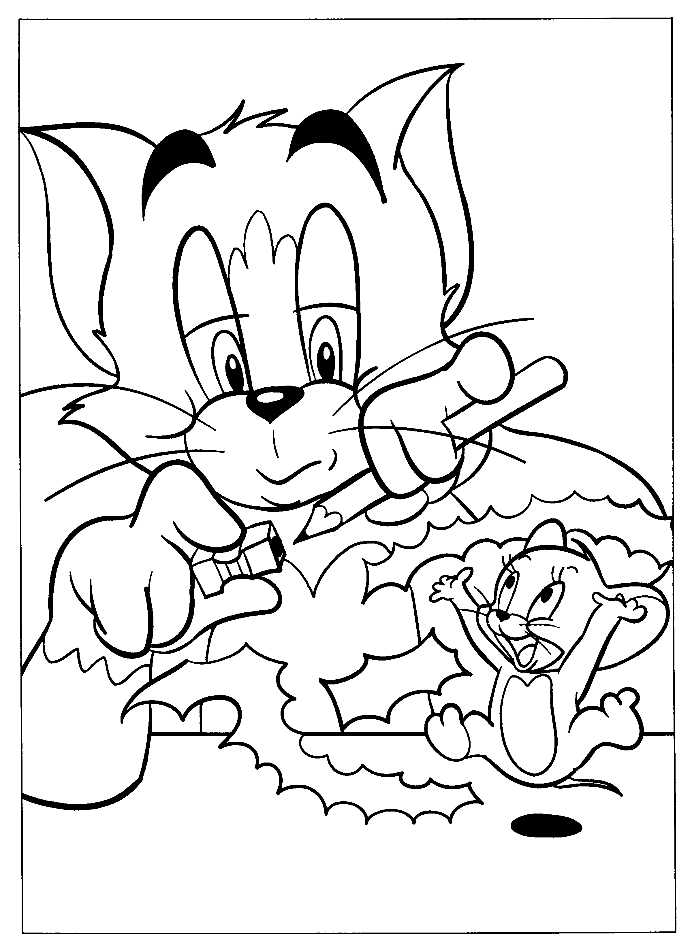 34 Tom and Jerry Coloring Pages Printable 5