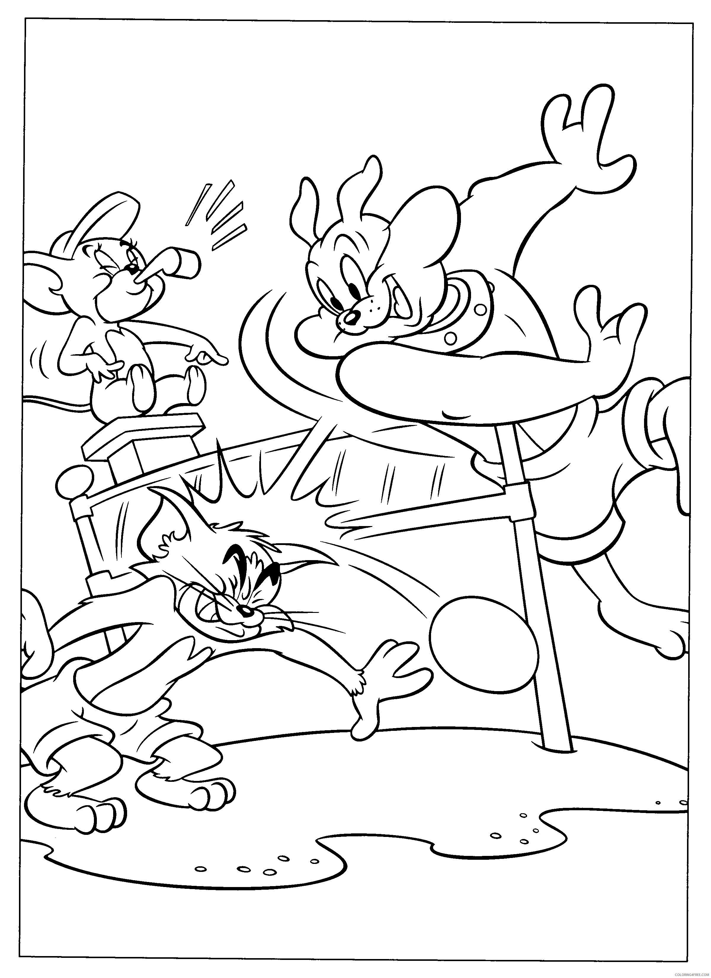 34 Tom and Jerry Coloring Pages Printable 8