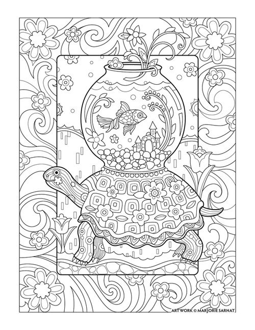 34 Vibrant Goldfishes Coloring Pages Printable 20