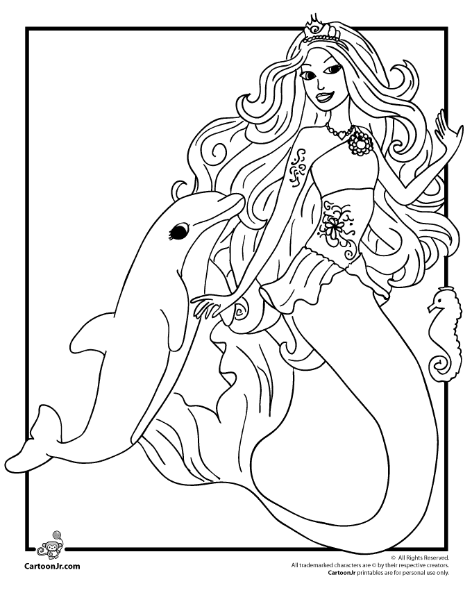 35 Artistic Grayscale Mermaid Coloring Pages Printable 23