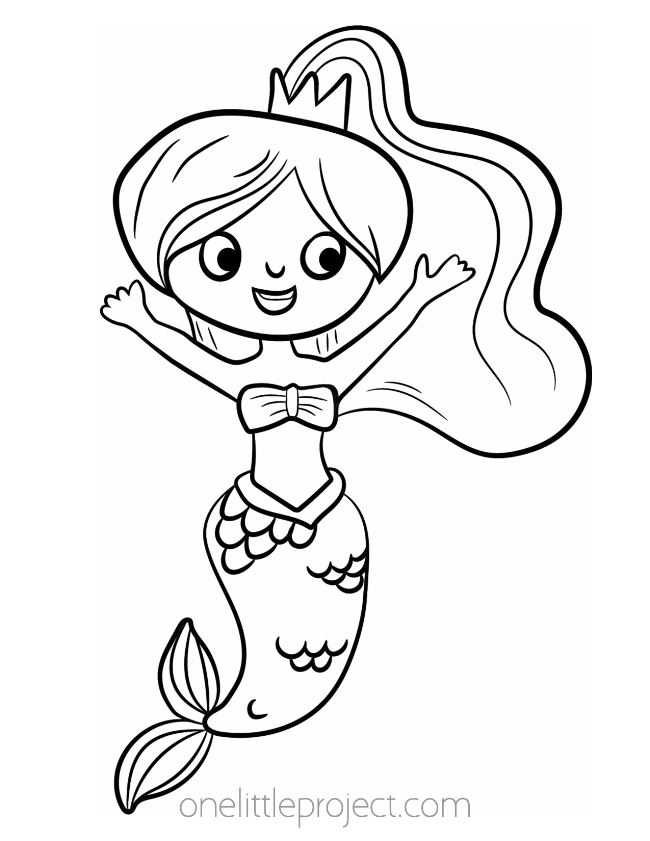 35 Artistic Grayscale Mermaid Coloring Pages Printable 8