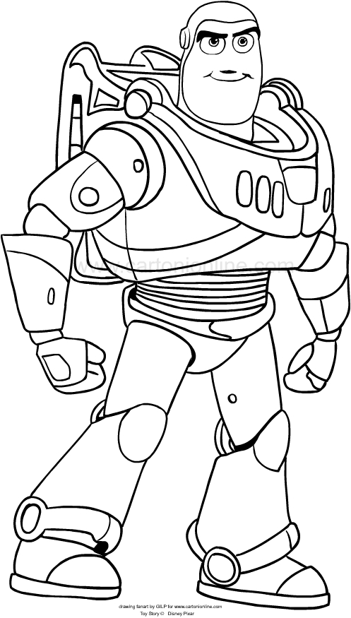 35 Buzz Lightyear Coloring Pages Printable 15