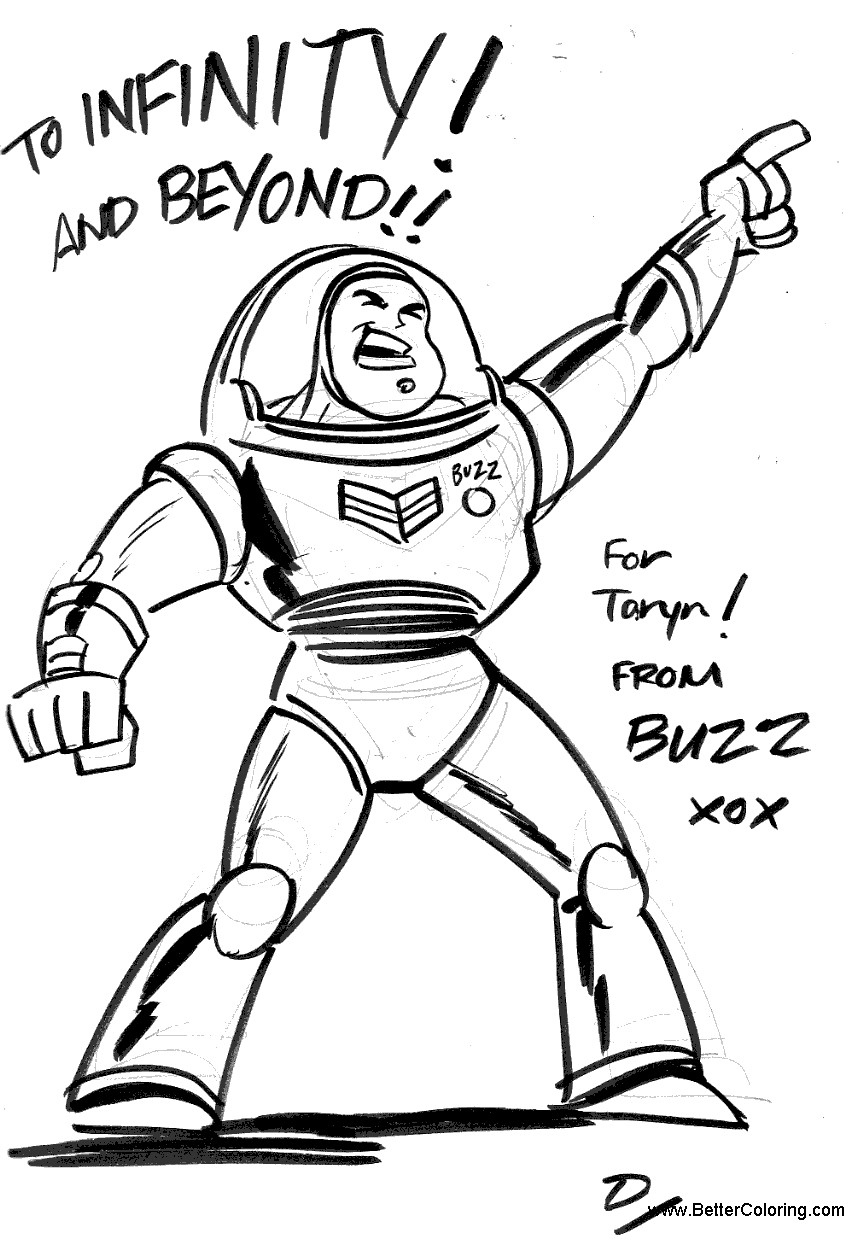 35 Buzz Lightyear Coloring Pages Printable 29