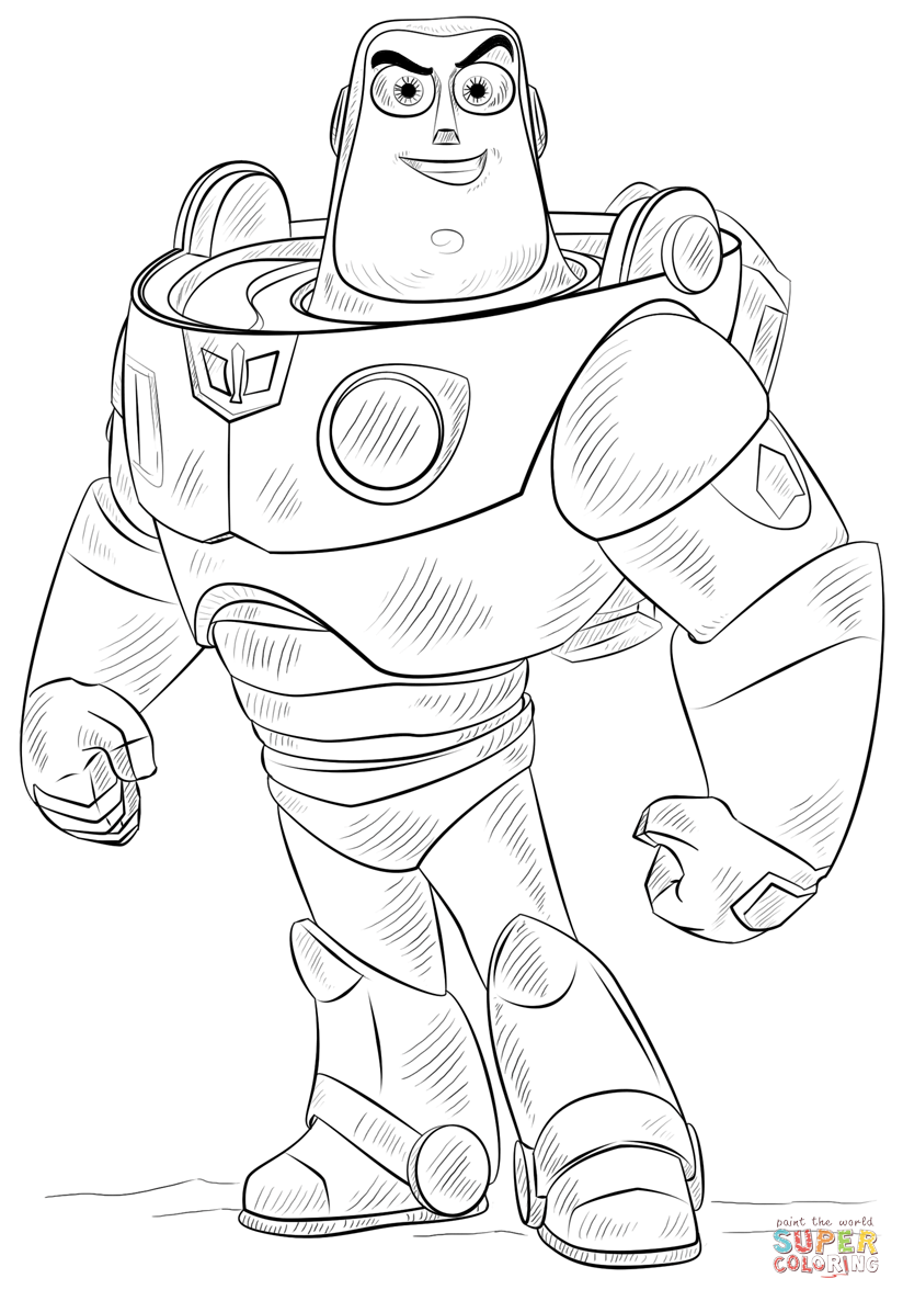 35 Buzz Lightyear Coloring Pages Printable 7