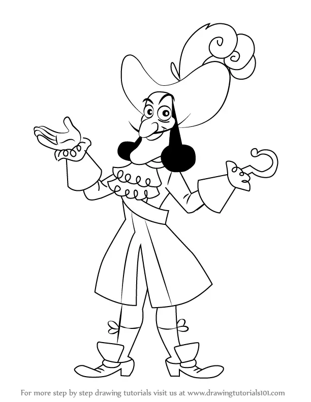 35 Crafty Captain Hook Coloring Pages Printable 28