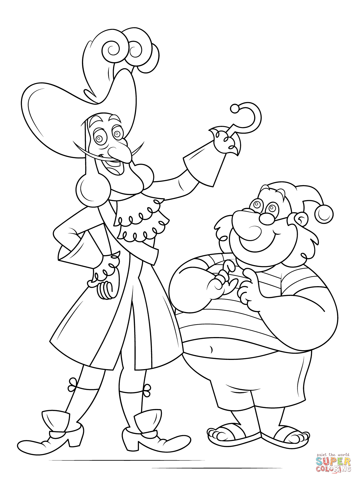 35 Crafty Captain Hook Coloring Pages Printable 4