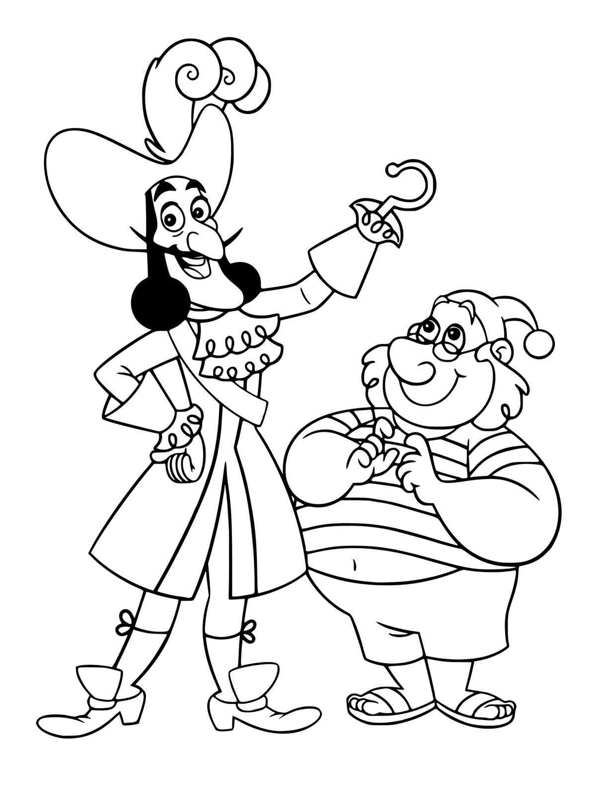 35 Crafty Captain Hook Coloring Pages Printable 7