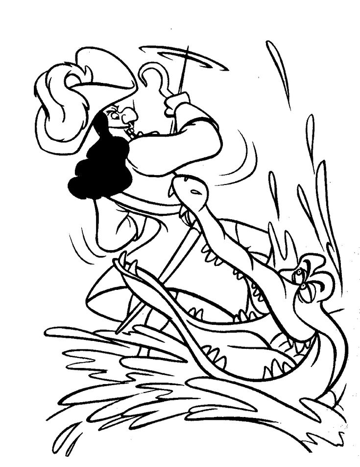 35 Crafty Captain Hook Coloring Pages Printable 9