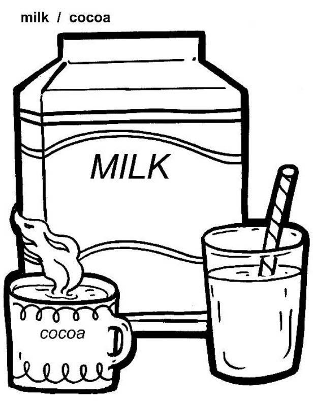 35 Creamy Milk Coloring Pages Printable Pictures 1