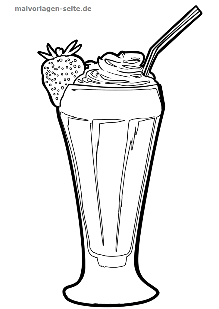 35 Creamy Milk Coloring Pages Printable Pictures 15