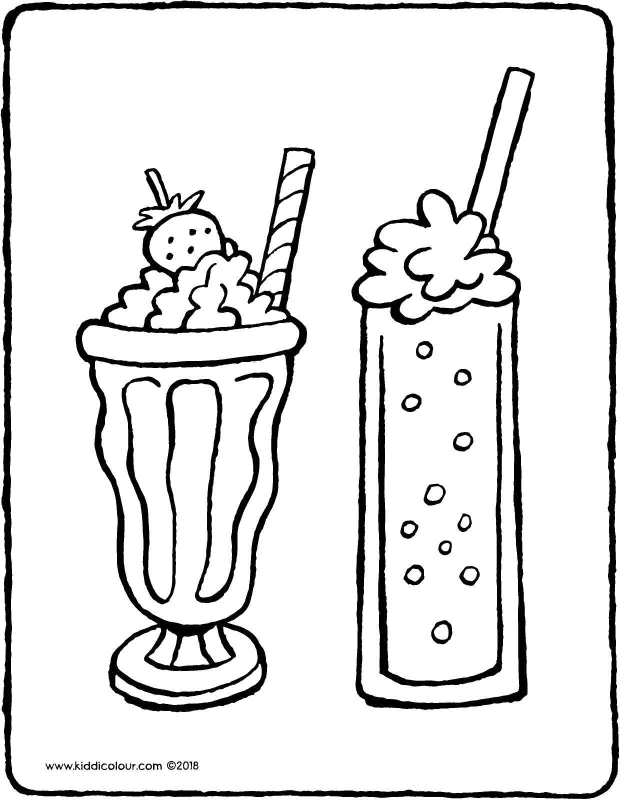 35 Creamy Milk Coloring Pages Printable Pictures 32