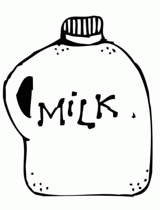 35 Creamy Milk Coloring Pages Printable Pictures 34