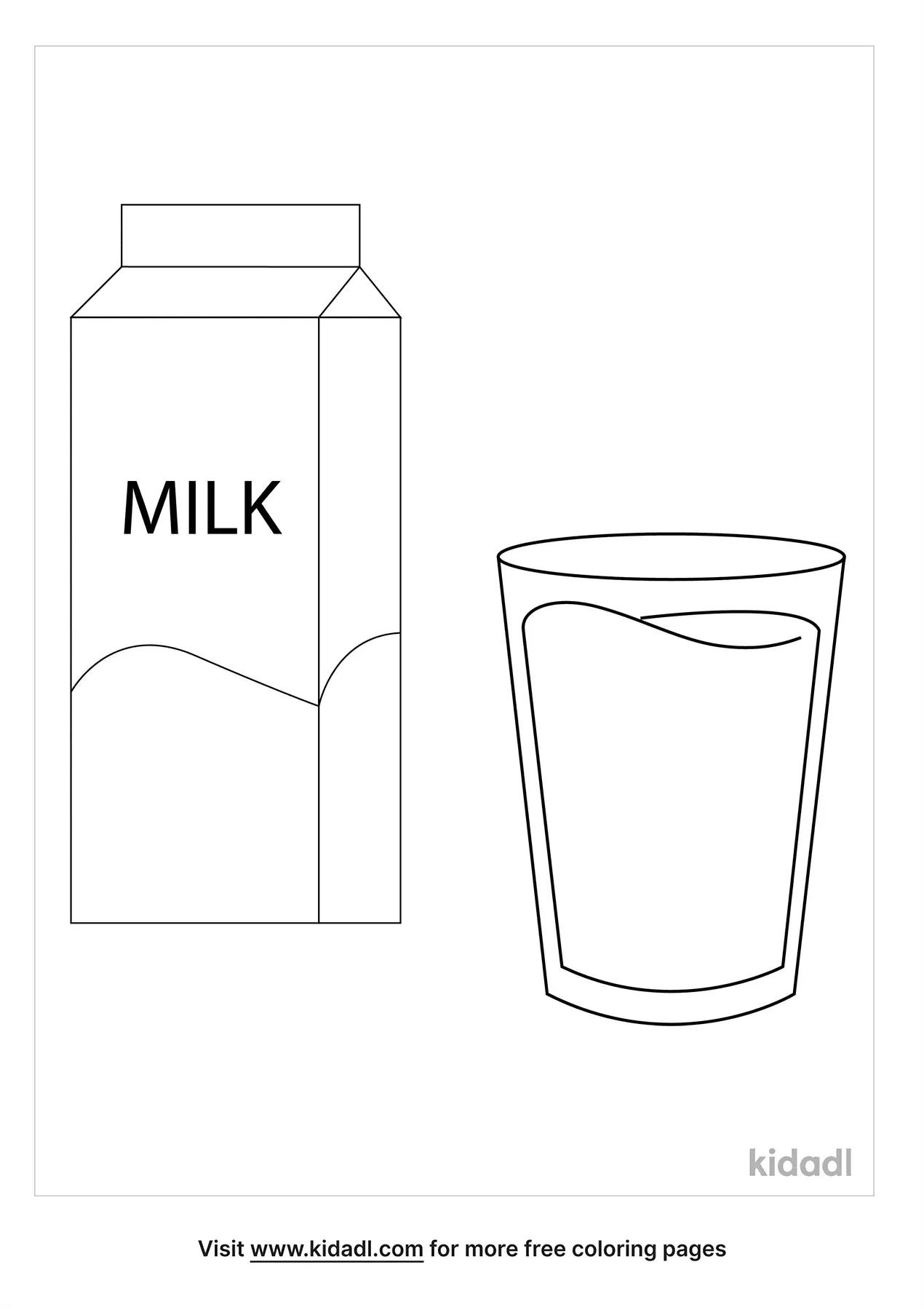 35 Creamy Milk Coloring Pages Printable Pictures 9