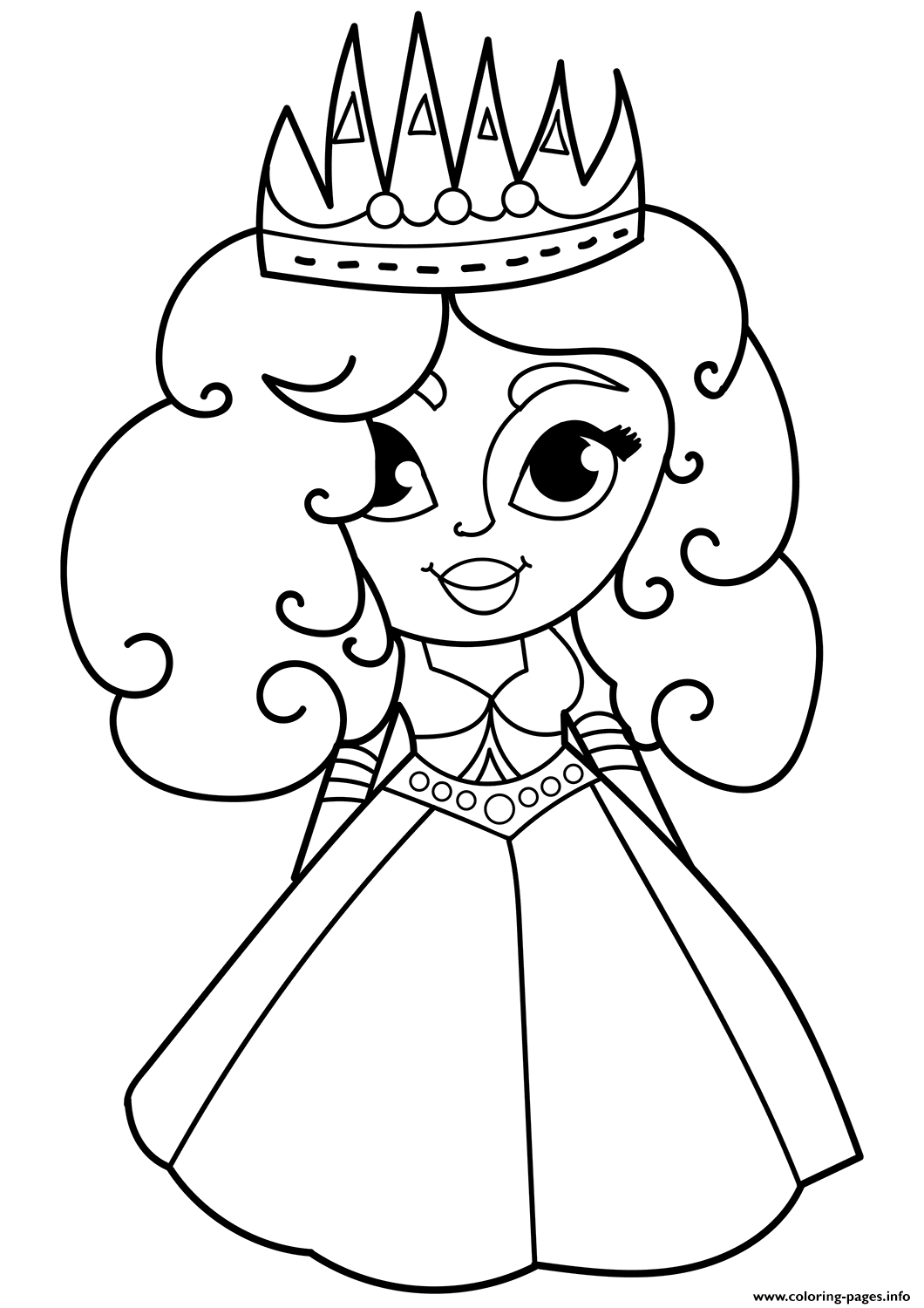 35 Cute Princess Coloring Pages Printable 15