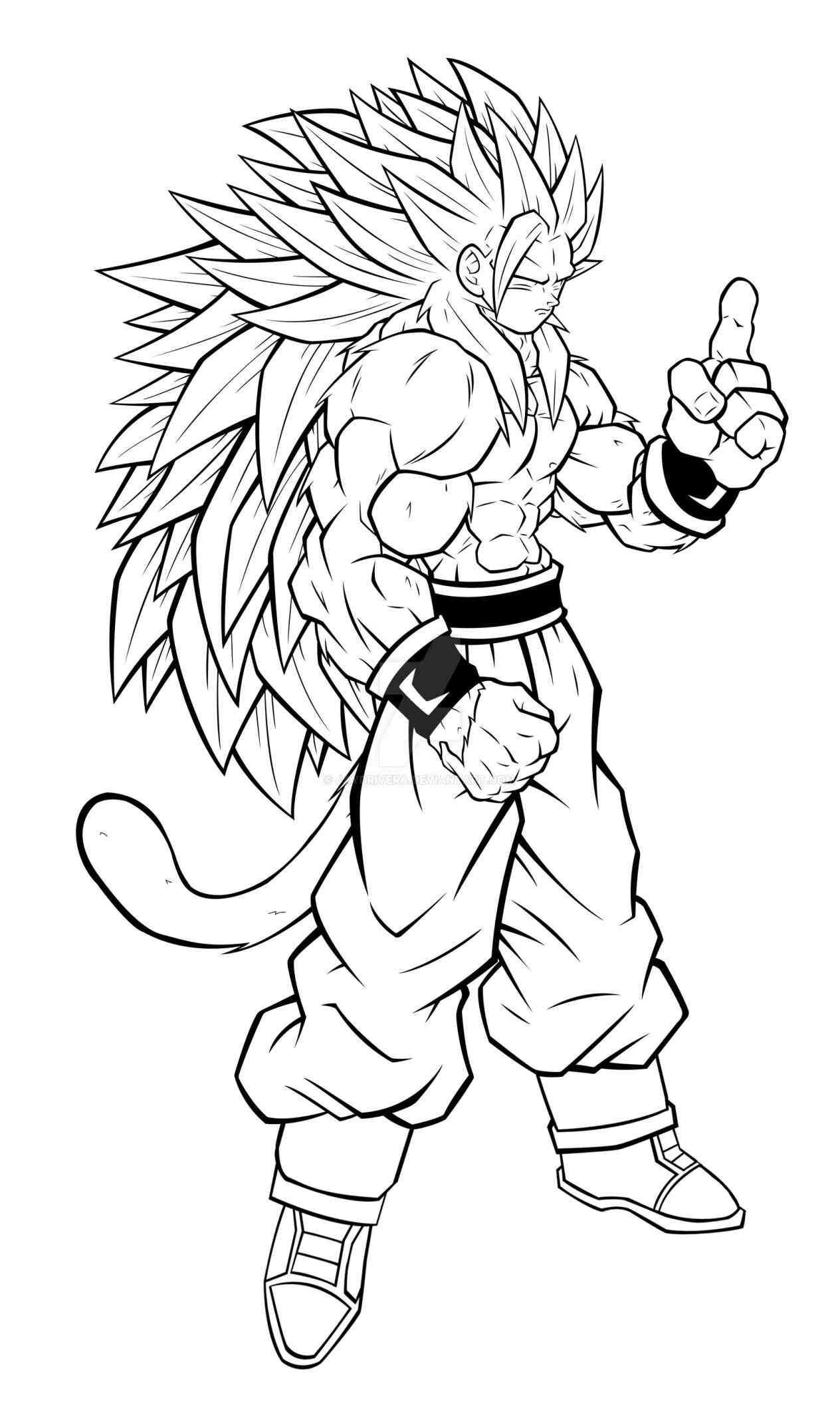 35 Drip Goku Coloring Pages Printable 18