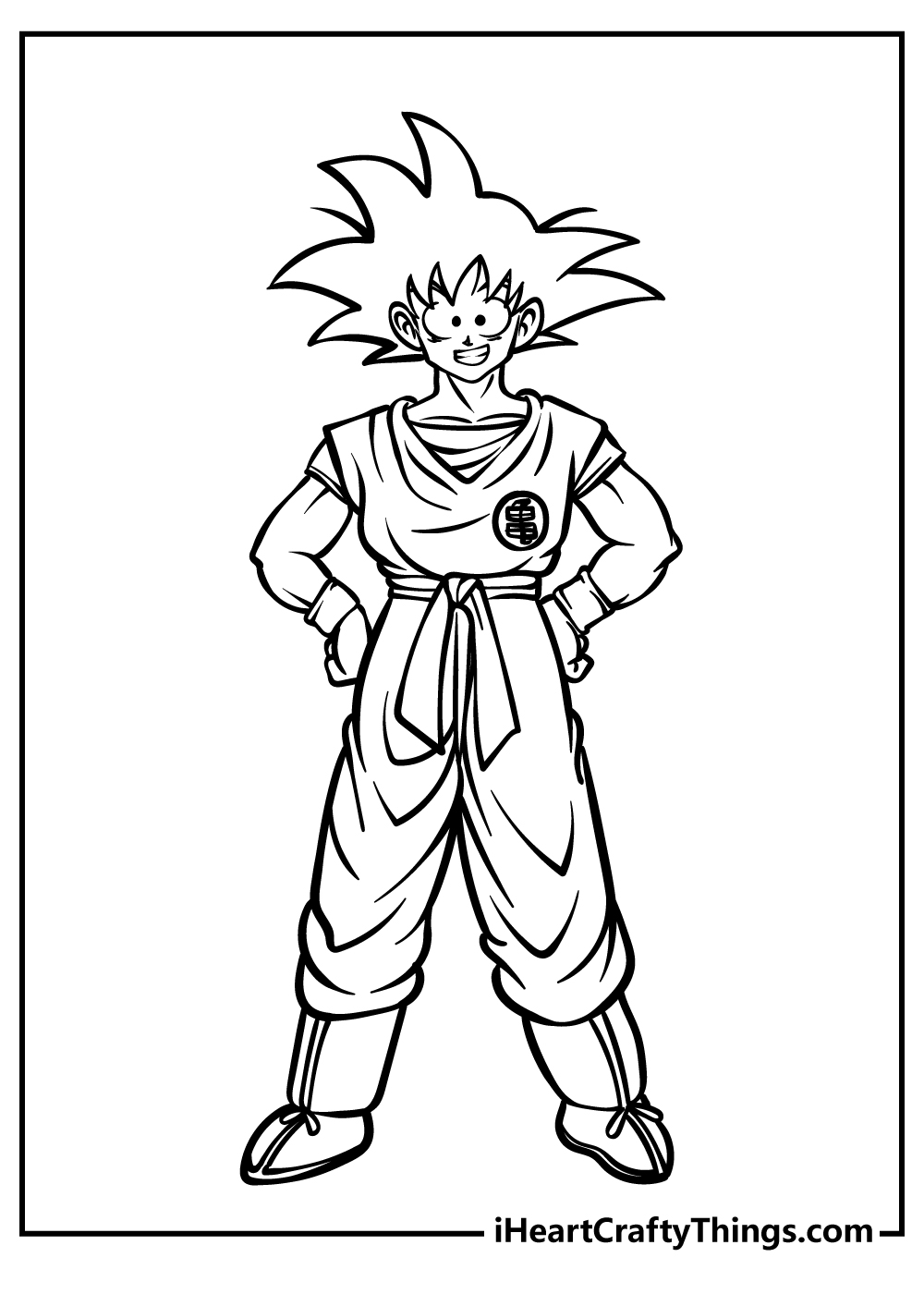 drip goku coloring pages printable jpg