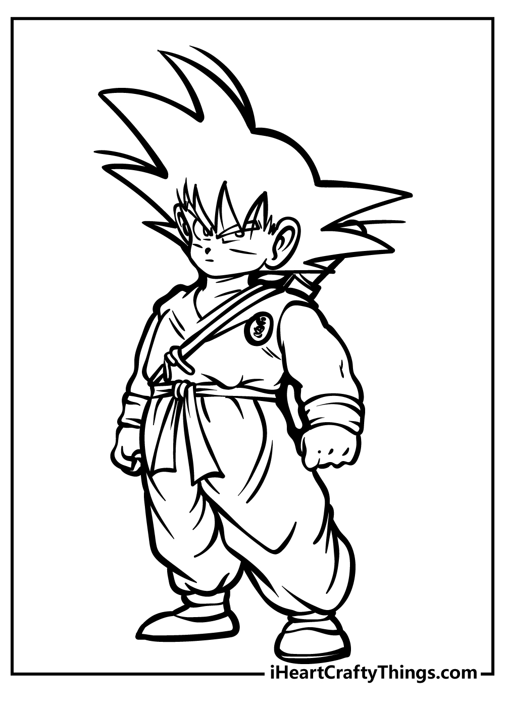 35 Drip Goku Coloring Pages Printable 27