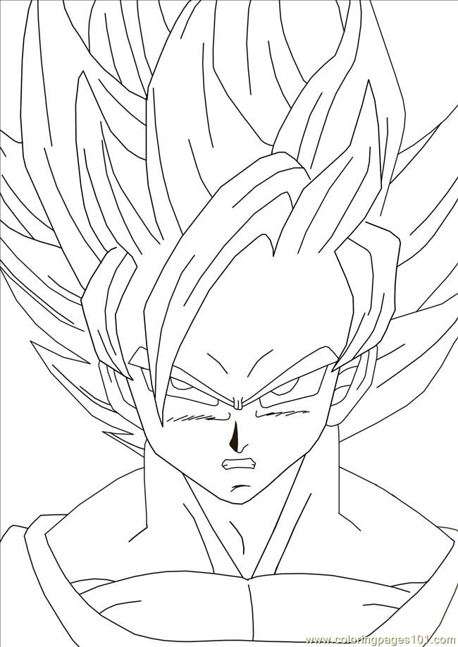 35 Drip Goku Coloring Pages Printable 32