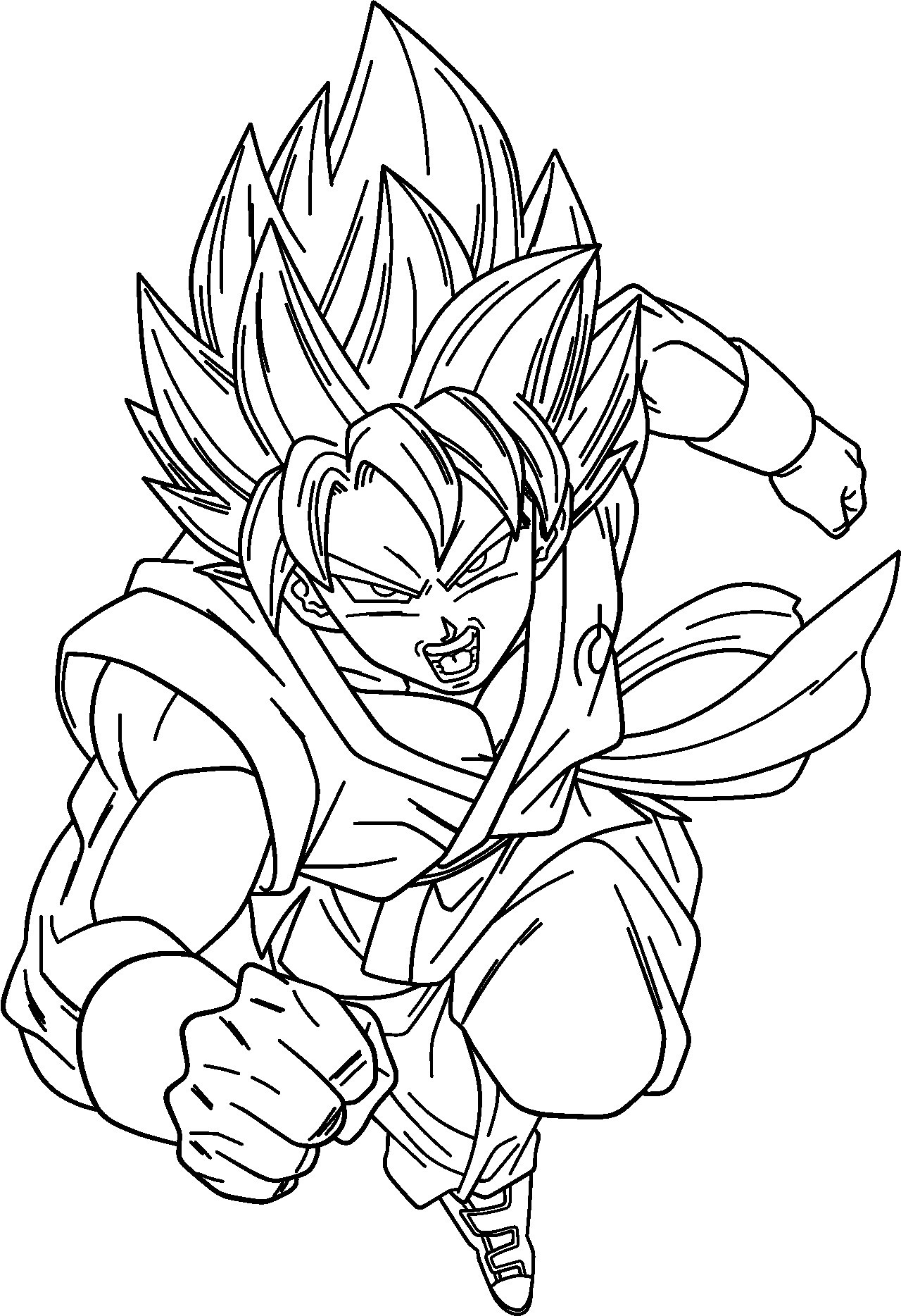 35 Drip Goku Coloring Pages Printable 35