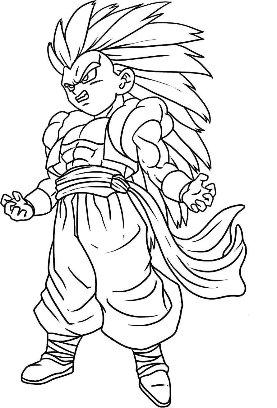 35 Exciting Dragon Ball Coloring Pages Printable 12