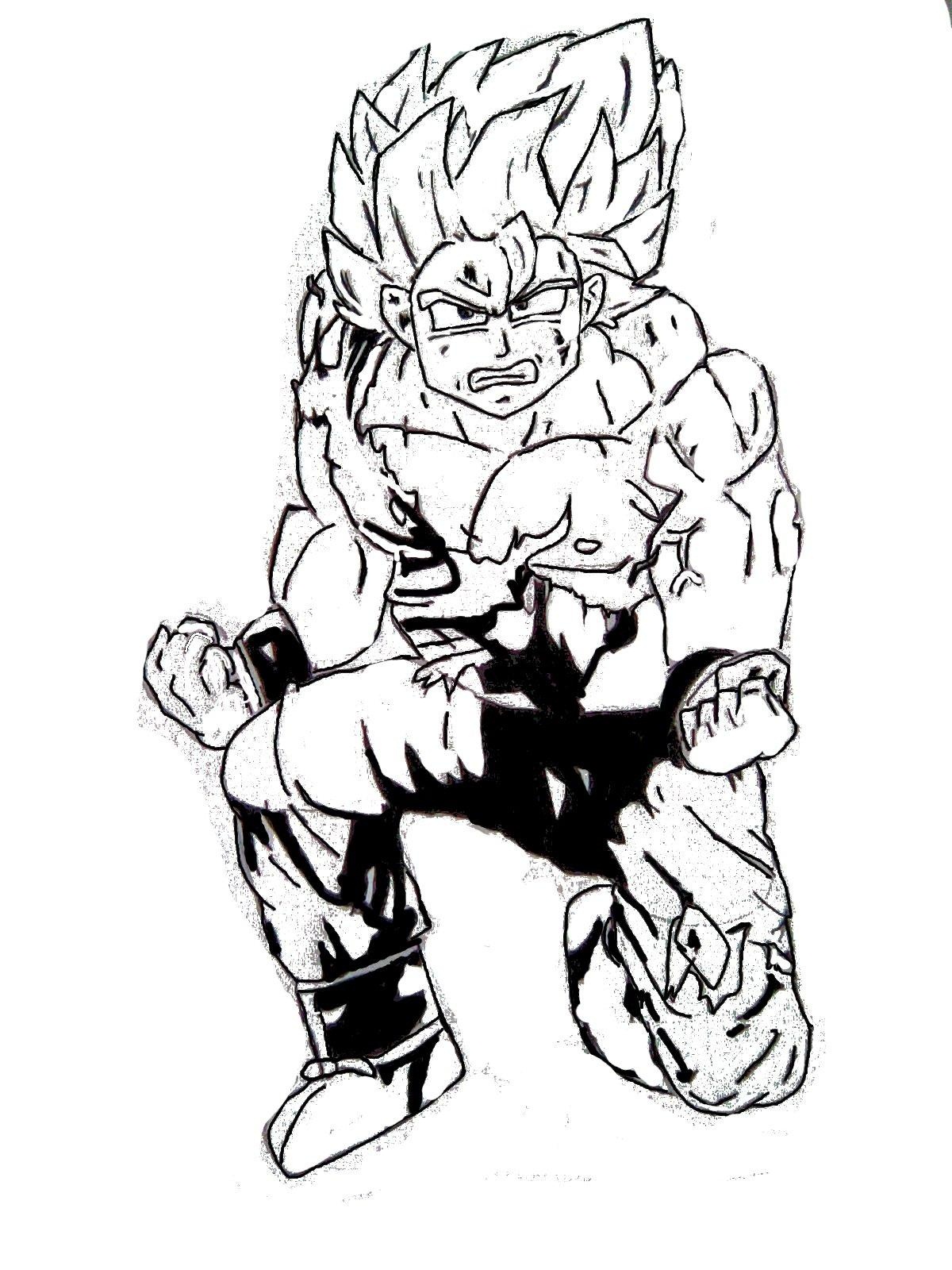 35 Exciting Dragon Ball Coloring Pages Printable 15