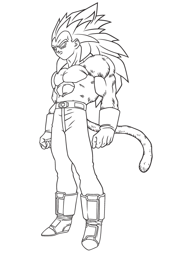 35 Exciting Dragon Ball Coloring Pages Printable 16