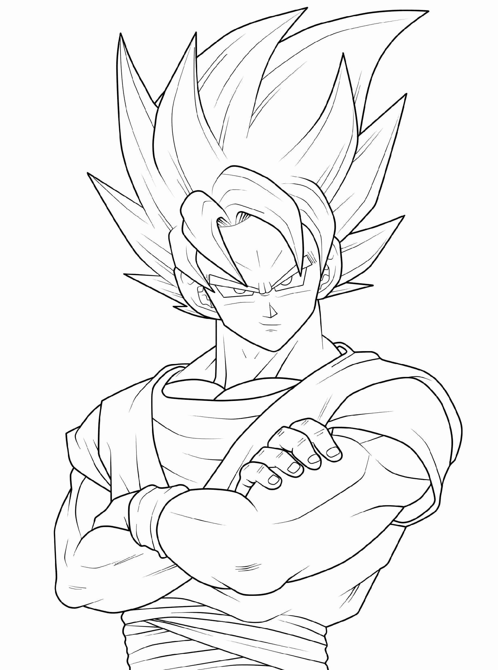 35 Exciting Dragon Ball Coloring Pages Printable 18