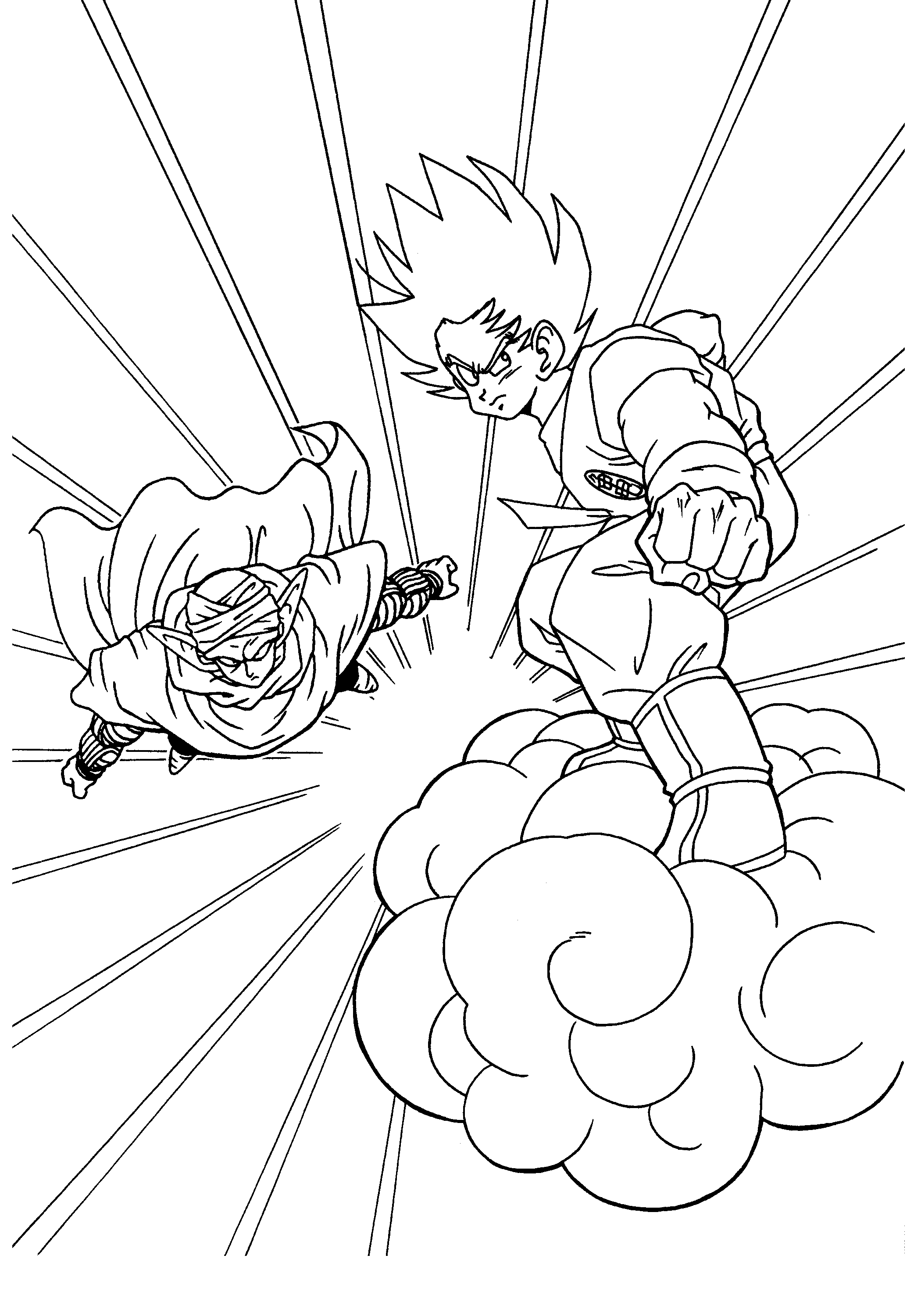 35 Exciting Dragon Ball Coloring Pages Printable 28