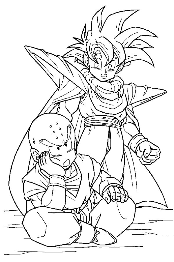 35 Exciting Dragon Ball Coloring Pages Printable 3