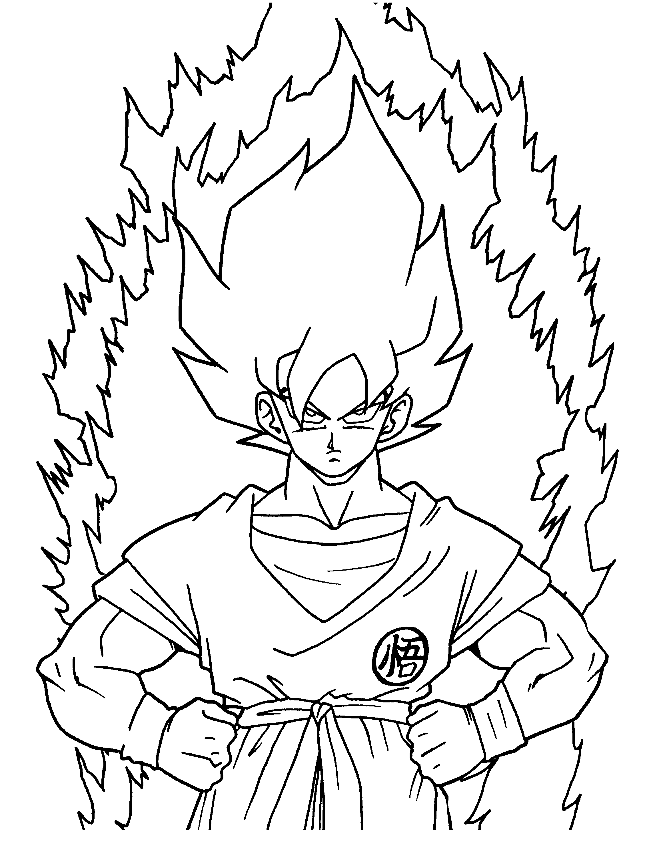 35 Exciting Dragon Ball Coloring Pages Printable 33