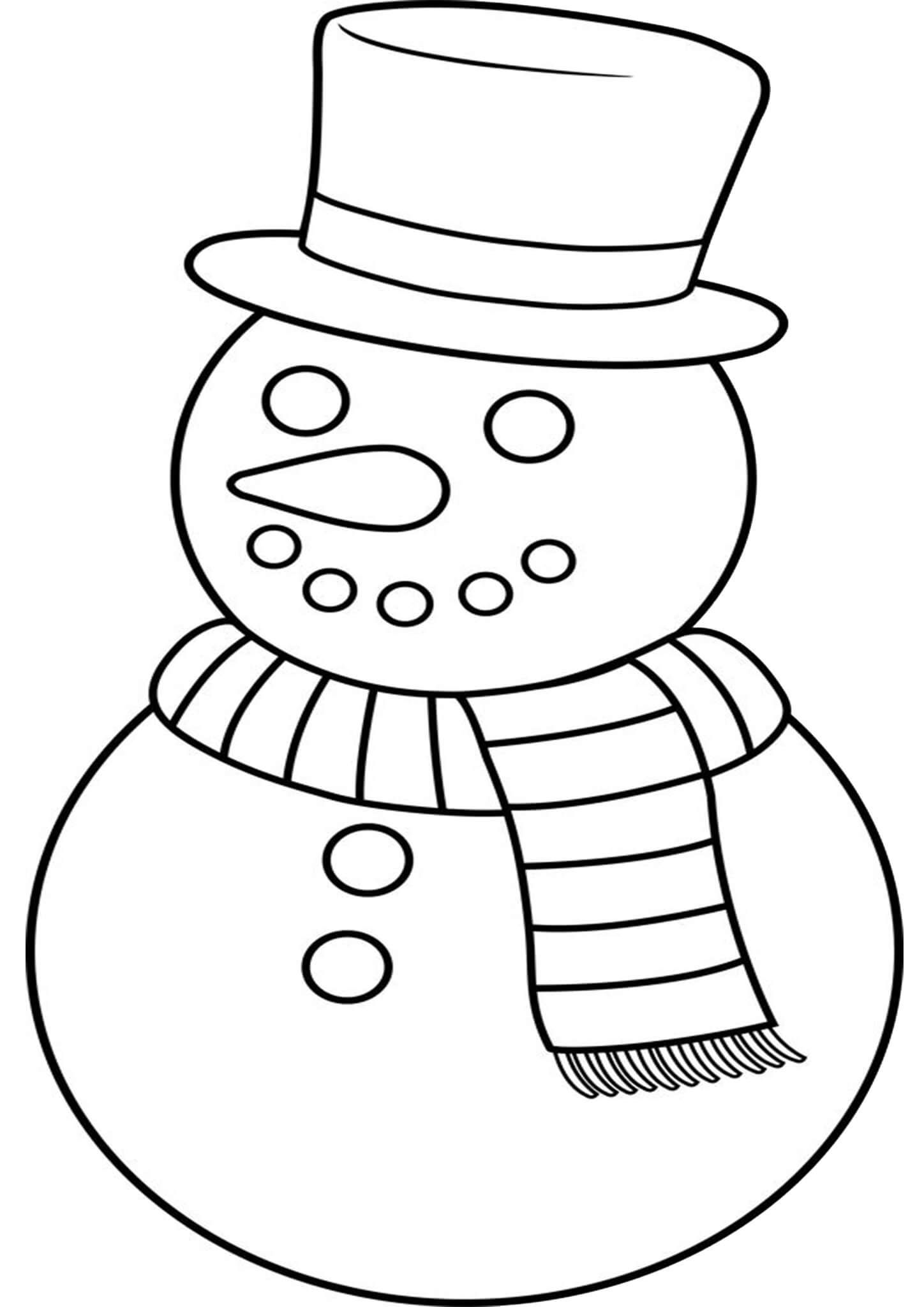 35 Fun Frosty the Snowman Coloring Pages Printable 16