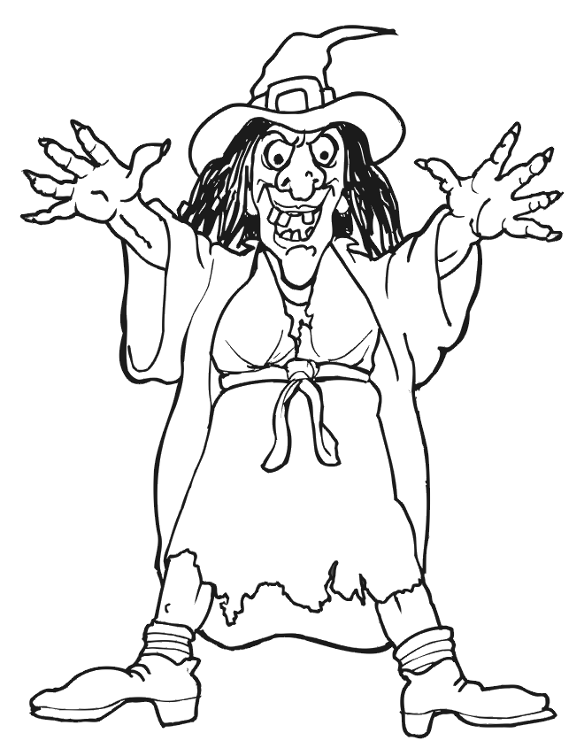 35 Scary Coloring Pages Printable 20