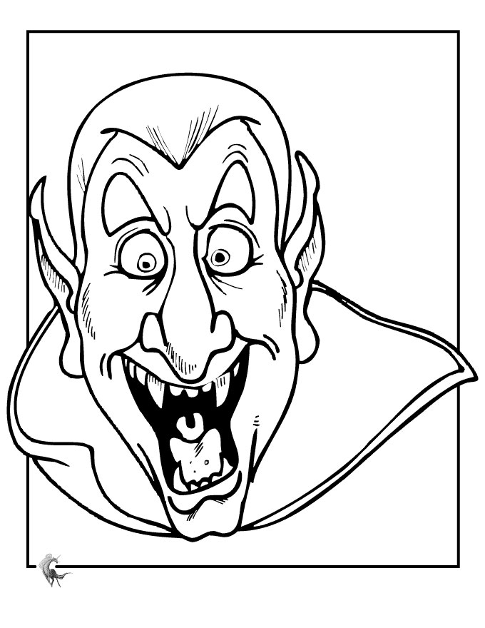 35 Scary Coloring Pages Printable 28