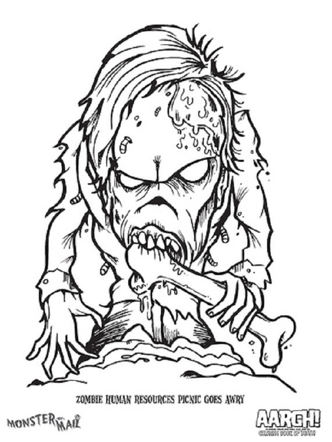 35 Scary Coloring Pages Printable 32