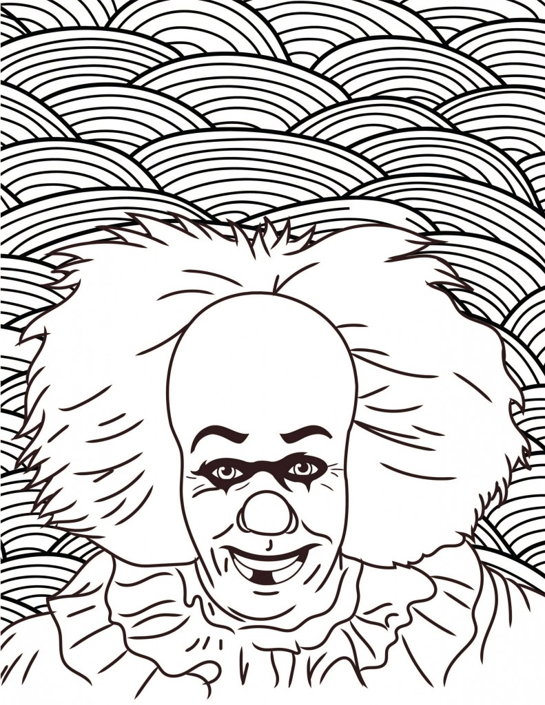 35 Scary Coloring Pages Printable 33