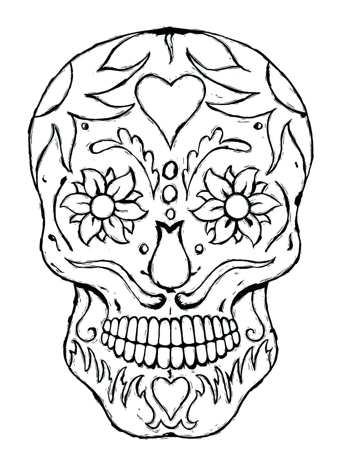 35 Scary Coloring Pages Printable 34