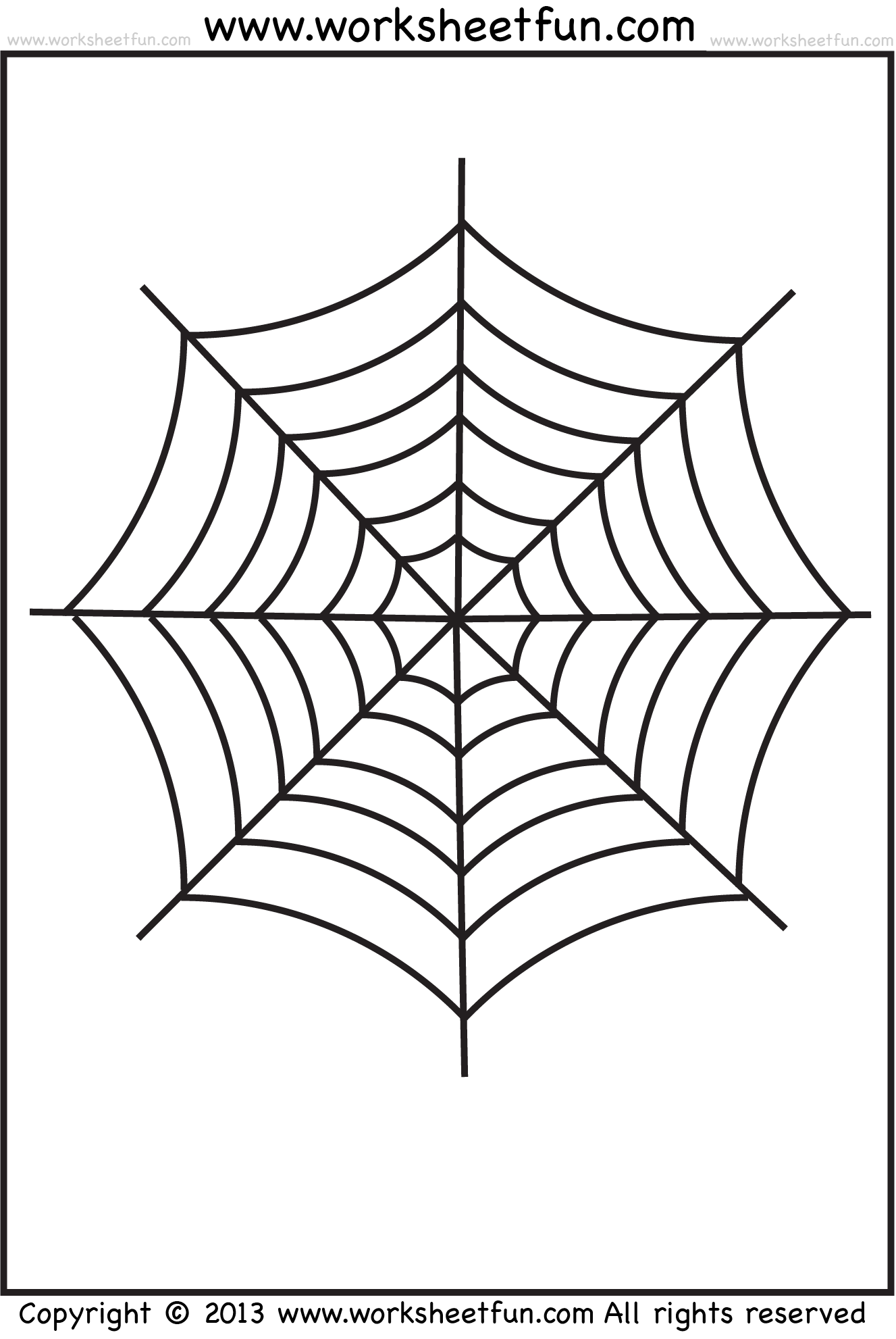 35 Spider Web Coloring Pages Printable 25