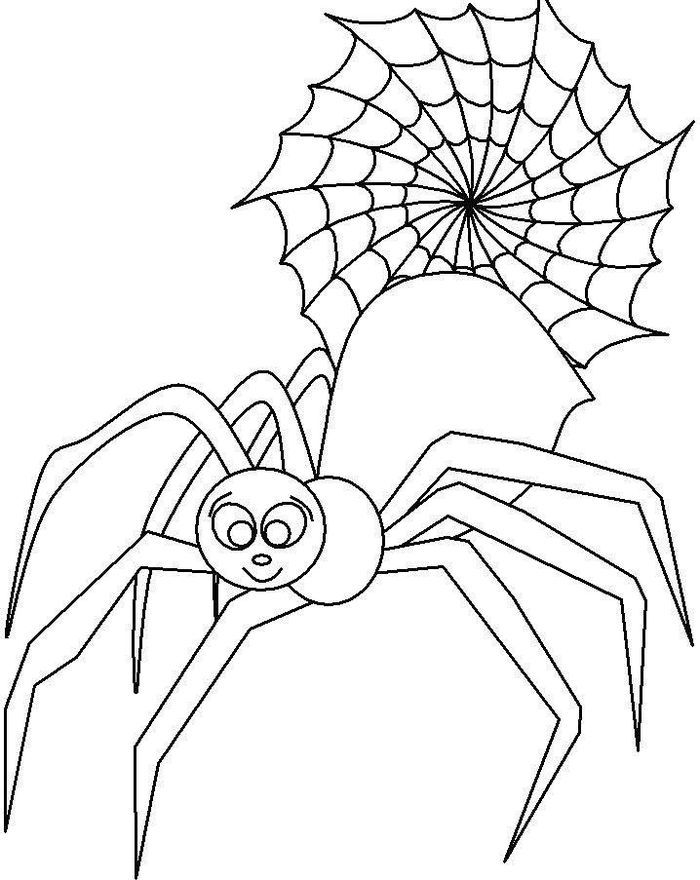 35 Spider Web Coloring Pages Printable 34