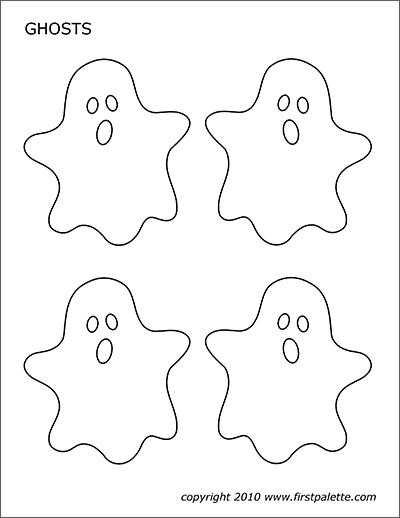 35 Spooky Ghost Coloring Pages Printable 16