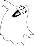 35 Spooky Ghost Coloring Pages Printable 34