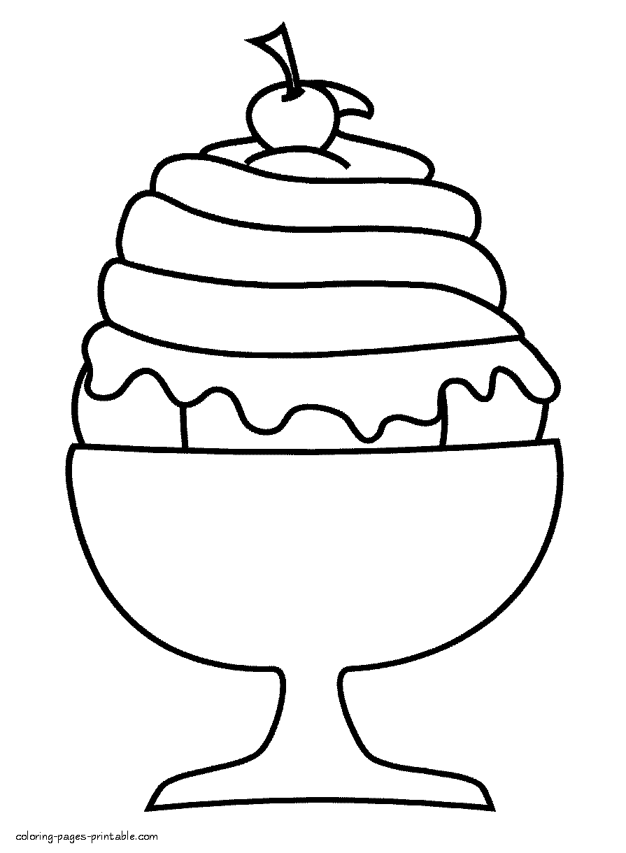 sweet ice cream coloring pages printable jpg